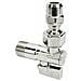 Rubinetto A Sfera Sottolavabo 1/2"" X 3/8"" - Ø 10 Mm - Foto miniatura 3