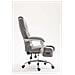 Sedia Ufficio Pacific in Tessuto - Poltrona Direzionale Ergonomica Imbottita con Poggiapiedi - Sedia Studio Carico Max 150KG Grigio - Foto miniatura 3