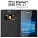 Custodia Compatibile Con Nokia Lumia 950 Xl In Nero Di Notte - Coperchio Protettiva Con Chiusura Magnetica, Funzione Stand E Tasca Per Le Carte - Foto miniatura 9
