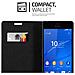 Custodia Compatibile Con Sony Xperia Z3 In Rosso Mela - Coperchio Protettiva Con Chiusura Magnetica, Funzione Stand E Tasca Per Le Carte - Foto miniatura 2
