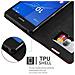 Custodia Compatibile Con Sony Xperia Z3 In Rosso Mela - Coperchio Protettiva Con Chiusura Magnetica, Funzione Stand E Tasca Per Le Carte - Foto miniatura 6