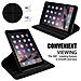 Custodia Per Tablet Compatibile Con Apple Ipad Air 2 2014 / Ipad Air 2013 In Nero Sambuco - Coperchio Protettivo Con Auto Wake Up, Con Funzione Stand E Chiusura A Fascia Elastica - Foto miniatura 7