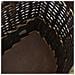 Cesta Per Legna Con Spallacci 44,5x37x50cm Salice Naturale - Foto miniatura 3