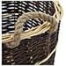 Cesta Per Legna Con Spallacci 44,5x37x50cm Salice Naturale - Foto miniatura 6