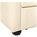 Set Divani 4 Posti In Pelle Color Crema Chesterfield - Foto miniatura 14