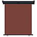 Tendalino Laterale per Balcone 145x250 cm Marrone - Foto miniatura 4
