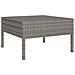 Set Divani Da Giardino 12 Pz Con Cuscini In Polyrattan Grigio - Foto miniatura 3