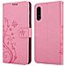 Cadorabo Custodia Compatibile Con Samsung Galaxy A90 5g In Rosa Fiore - Coperchio Protettivo In Design Floreale Con Chiusura Magnetica, Funzione Stand E Slot Per Carte - Foto miniatura 8