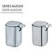 Dispenser Di Sapone Liquido Alassio, Acciaio Inox Opaco, Grigio, 230 Ml, - Foto miniatura 4