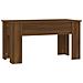 Tavolino Salotto Rovere Marrone 101x49x52 Cm Legno Multistrato - Foto miniatura 3