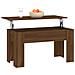 Tavolino Salotto Rovere Marrone 101x49x52 Cm Legno Multistrato - Foto miniatura 4