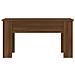 Tavolino Salotto Rovere Marrone 101x49x52 Cm Legno Multistrato - Foto miniatura 5
