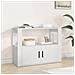 Credenza Bianca 80x30x60 cm in Legno Multistrato - Foto miniatura 1