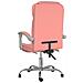 Poltrona Da Ufficio Reclinabile Rosa In Similpelle - Foto miniatura 5