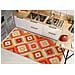 Tappeto Passatoia Cucina Corsia Retro Antiscivolo Disegno Avana Colore Arancio By Suardi 55x140 Arancio - Foto miniatura 1