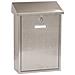 Premium E5607 Cassetta Postale Individuale In Acciaio Inossidabile, Cassetta Della Posta Da Parete, Dimensione M (din A4 E Riviste), Inox - Foto miniatura 1