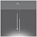 Sollux Lighting Lampada A Sospensione Pastelo 2 Bianco Sl.1303 - Moderno Lampade A Sospensione Bianco 118x15x15 Cm - Foto miniatura 3