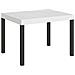 Tavolo Allungabile 80x120/204 Cm Everyday Telaio Antracite - Bianco Frassino - Foto miniatura 1