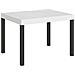Tavolo Allungabile 80x120/204 Cm Everyday Telaio Antracite - Bianco Frassino - Foto miniatura 3