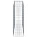 Cesto Gabbione Ad Arco 200x50x140/160 Cm Ferro Zincato - Foto miniatura 3