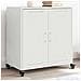 Credenza Bianca 68,5x39x72 cm in Acciaio - Foto miniatura 5