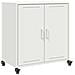 Credenza Bianca 68,5x39x72 cm in Acciaio - Foto miniatura 1