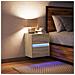 Comodino A Parete Con Luci Led Rovere Sonoma - Foto miniatura 3