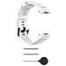 Cinturino Per Orologio In Silicone Garmin Instinct 2 White - Foto miniatura 1
