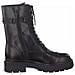 Black Casual Booties Stivaletti Sintetico E Tessile Scarpe Donna Nero Eu 36, 1-25292-27 001 - Foto miniatura 3