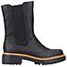 Black Casual Closed Ladies Mid Height Boots Stivaletti Pelle Sintetica Scarpe Donna Nero Eu 40, 72683-00 - Foto miniatura 3
