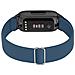 Cinturino Fitbit Inspire 3 In Nylon Elastico Navyblue - Foto miniatura 3