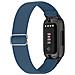 Cinturino Fitbit Inspire 3 In Nylon Elastico Navyblue - Foto miniatura 4