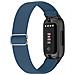 Cinturino Fitbit Inspire 3 In Nylon Elastico Navyblue - Foto miniatura 6