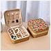 Portagioielli Vintage, Piccolo Organizer Per Anelli, Orecchini, Collana   Modello 2 - Foto miniatura 1