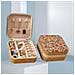 Portagioielli Vintage, Piccolo Organizer Per Anelli, Orecchini, Collana   Modello 2 - Foto miniatura 3