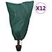 Coperture Con Coulisse Per Piante 12pz 70 G/m 0,8x0,8 M - Foto miniatura 1