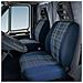 Coprisedili Anteriori Personalizzati Fiat Ducato Camper 94>02 Tess. Misto Cotone Avio/navy - Foto miniatura 1