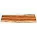 Piano Tavolo 100x60x3,8 Cm Rettangolare Legno Acacia Bordi Vivi - Foto miniatura 3