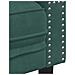 Set Divani Chesterfield 3pz con Cuscini Verde Scuro Velluto - Foto miniatura 7