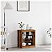 Sideboard con luci LED Legno Antico 60,5x37x67 cm - Foto miniatura 2