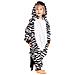 Pigiama Per Bambini Kigurumi Onesie Costume Zebra 105-115 Cm - Foto miniatura 7