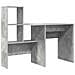 Scrivania con cassetto Grigio cemento 131.5 x 50 x 106.5 cm - Foto miniatura 4
