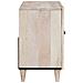 Mobile da Bagno Bianco 62 x 33 x 58 cm Legno Massiccio Mango - Foto miniatura 3