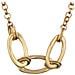 Collana Girocollo Con Catena A Maglie Dorate - Foto miniatura 2