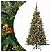 Albero di Natale Artificiale con Rami Pieghevoli Verde 180 cm - Foto miniatura 1