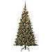 Albero di Natale Artificiale con Rami Pieghevoli Verde 180 cm - Foto miniatura 3