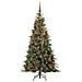 Albero di Natale Artificiale con Rami Pieghevoli Verde 180 cm - Foto miniatura 4