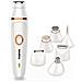 Rasoi Elettrico Multifunzione 7-in-1 Per Donna E Uomo, Ricaricabile Usb, Uso Asciutto E Bagnato White - Foto miniatura 7
