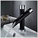 Rubinetto per lavabo da bagno, Blackswan, Cascada tipo M28, modello nero opaco, misura 17 cm - Foto miniatura 3