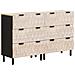Credenza 2 pcs Finitura Bianco Lavato 60 x 33 x 75 cm - Foto miniatura 1